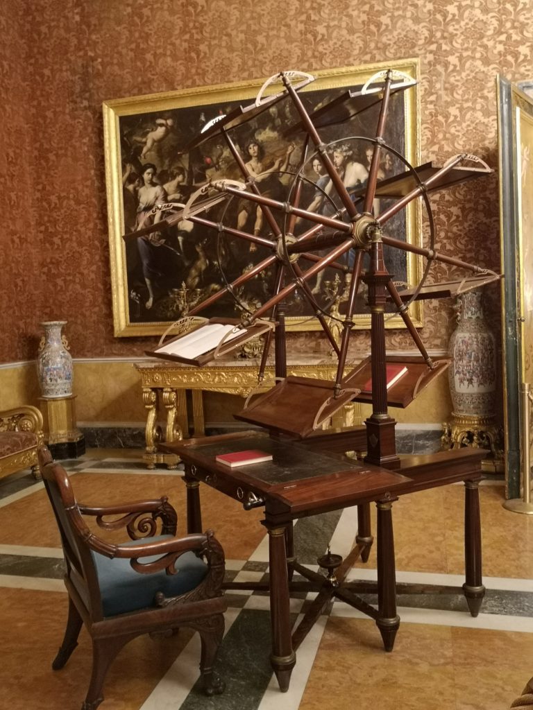 Rotating Reading Desk, Royal Palace of Naples, Italy