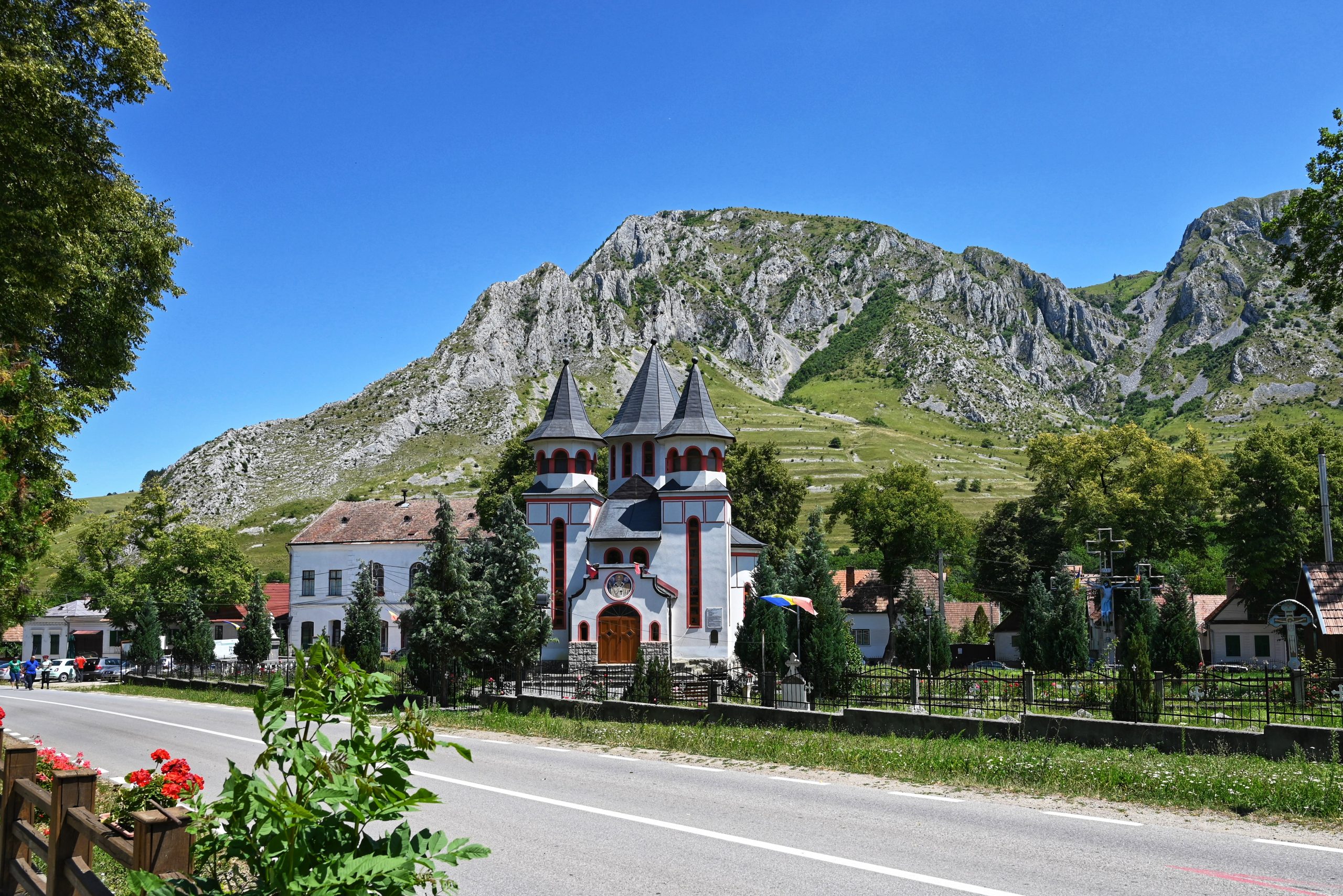 church behind the Székelykő, Torockó, Transylvania, Romania
