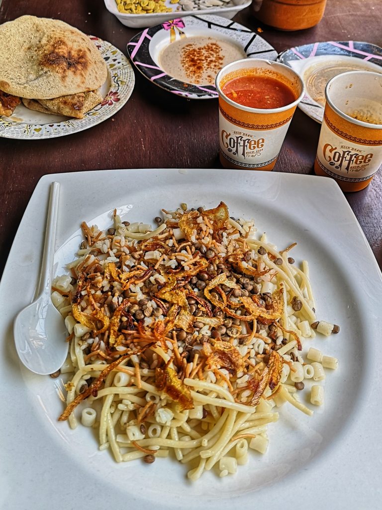 Koshary, egyptian food